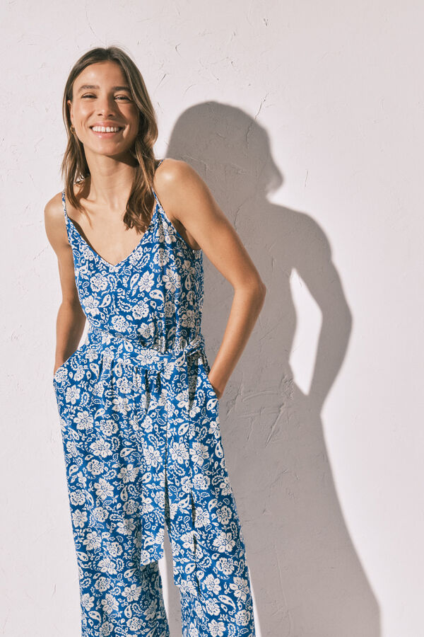 Women'secret Mono largo tirantes estampado boho estampado