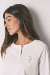 Women'secret Pijama comprido com cal&ccedil;as e estampado floral