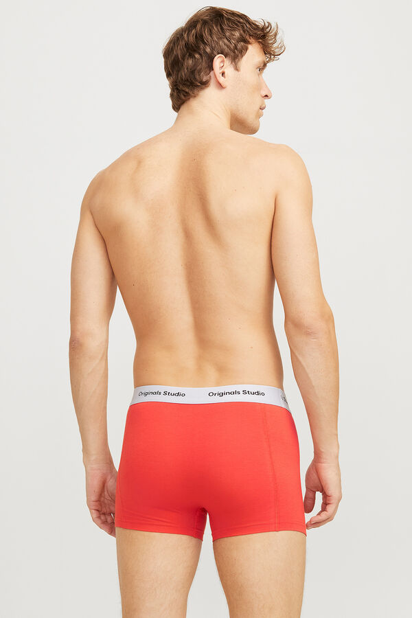 Jack & Jones Pack 5 b&oacute;xers de algod&oacute;n negro