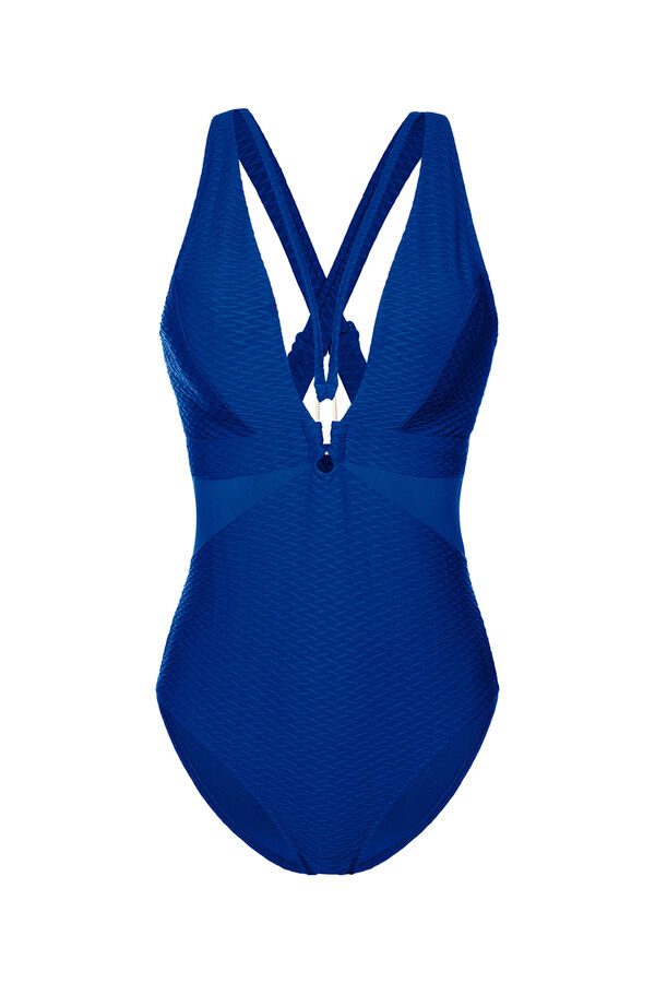 Dorina Fato de banho shapewear/moldador azul