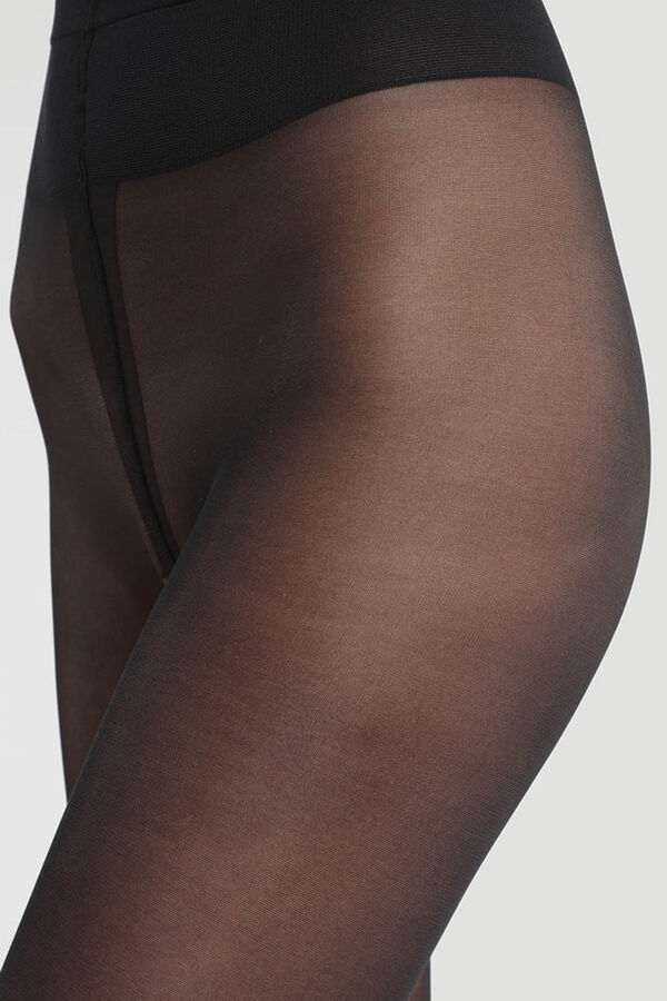 DIM Panty moldeador opacas sin demarcaci&oacute;n negro 25 DEN preto