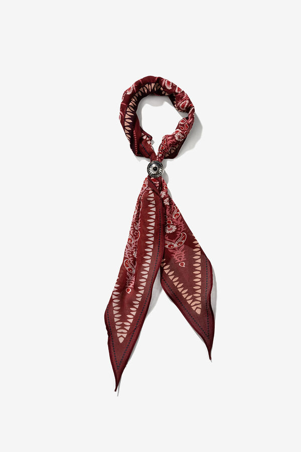 Vilanova Bandana Paisley con Ajuste rojo