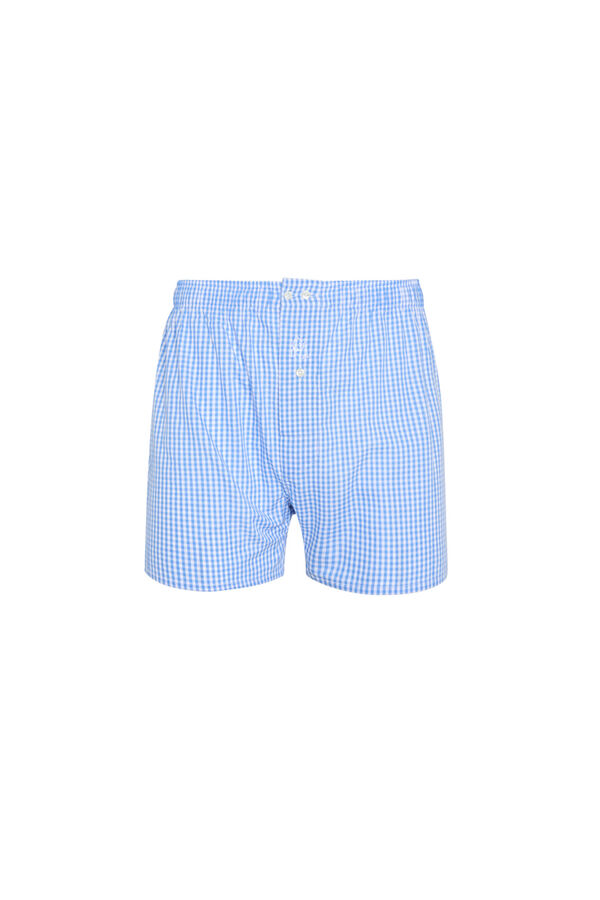 Kiff-Kiff Cuecas Popelina Masculinas azul