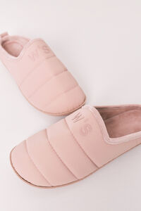 Women'secret Chinelos de quarto acolchoados rosa