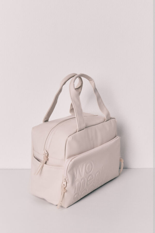 Women'secret N&eacute;cessaire grande de viagem branco bege