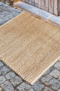 Calma House Capacho de juta e algod&atilde;o cru do oeste