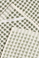 Textura Conjunto de dois panos de turco verde