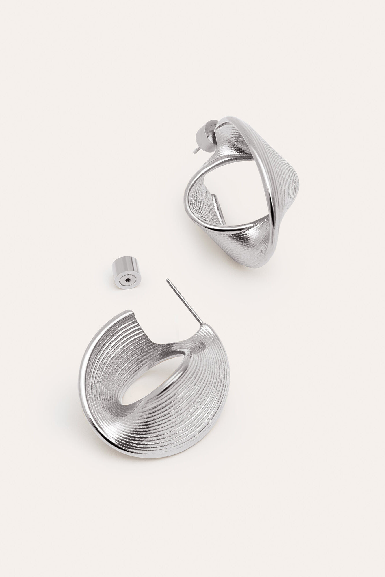 Singularu Infinity Steel Earrings