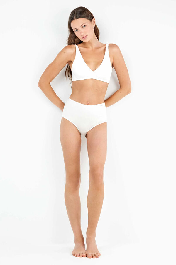 Gisela Braguita alta con gal&oacute;n de encaje y camales white