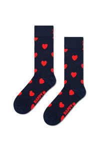Happy Socks Meia de coração 
