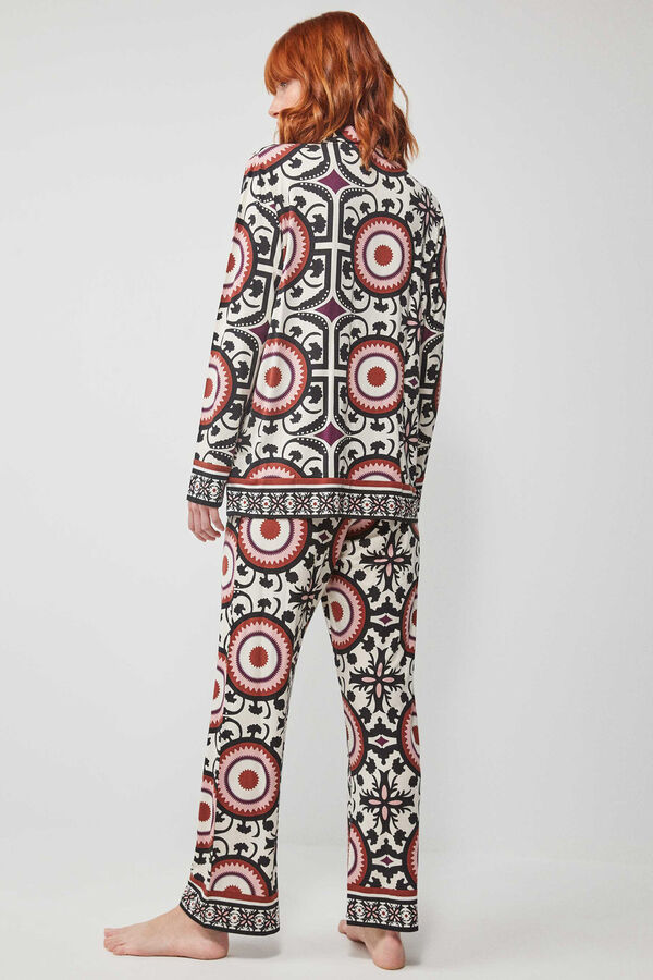 Gisela Classic long pyjamas white