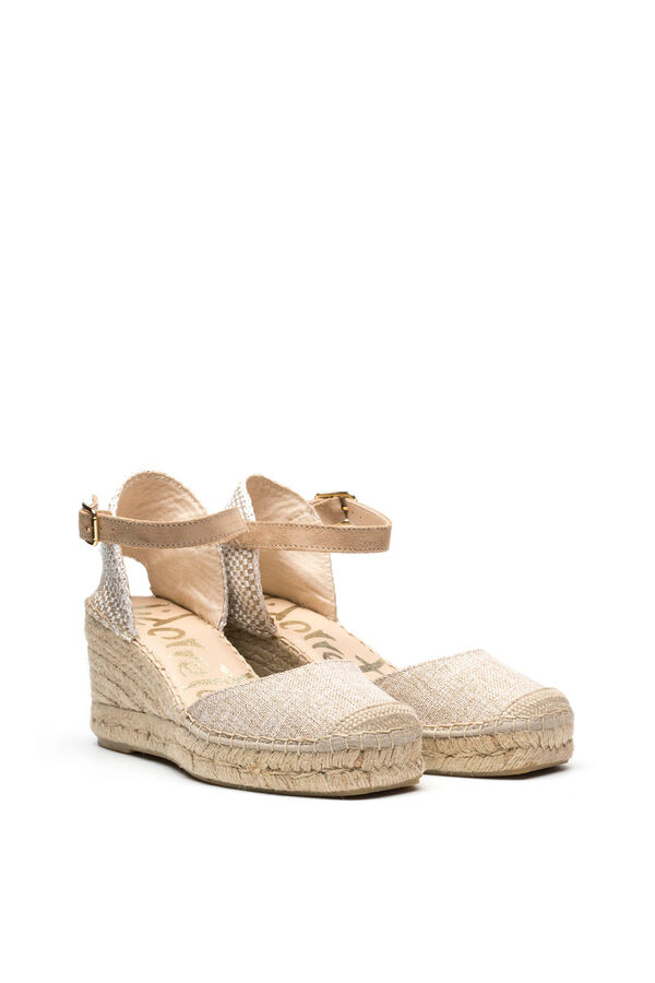 Vidorreta Sandalia Cu&ntilde;a Yute  blanco