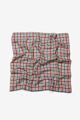Vilanova Bandana estampada de cuadros beige