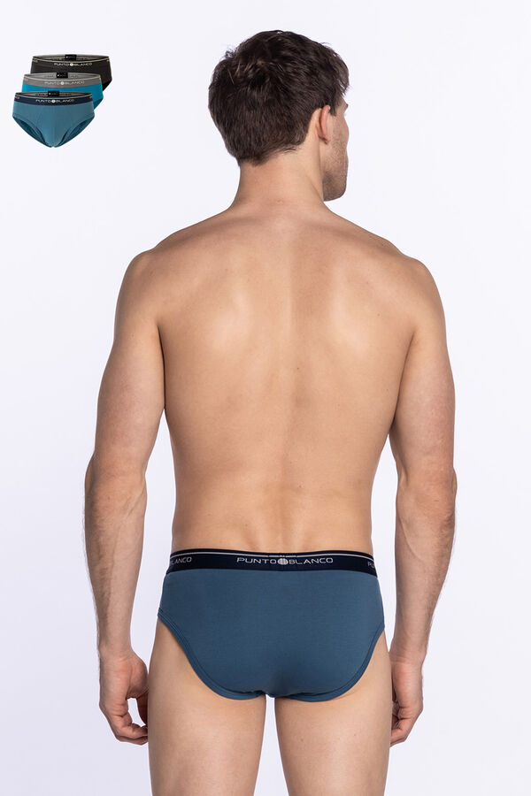 Punto Blanco Pack de 3 slips algod&oacute;n estampado