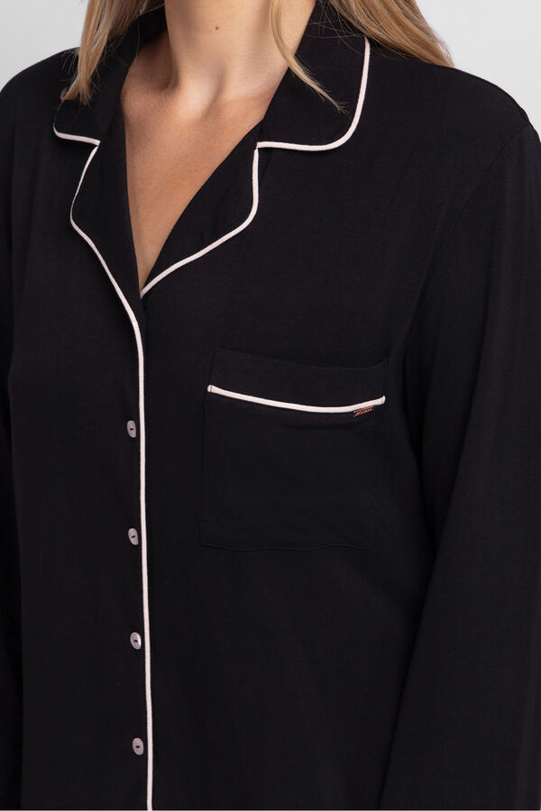 Dorina Conjunto de pijama Charli com T-shirt e calças preto