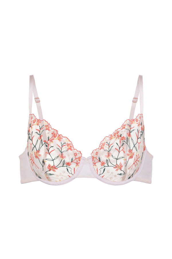 Dorina Sujetador Balconette aros encaje rosa