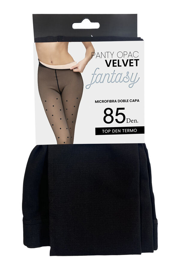 Ivette Bridal Double Layer Opac Panty 85Dn Velvet Fantasy cinzento