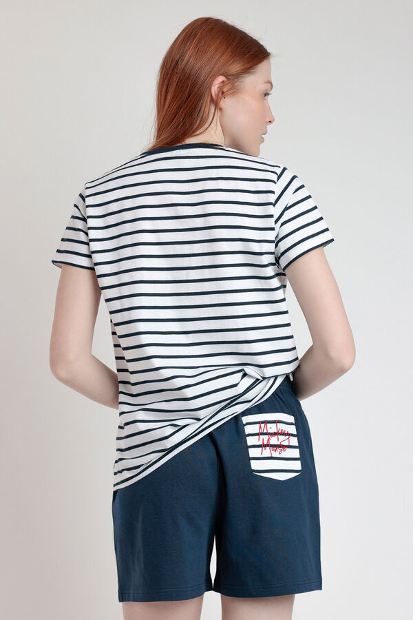 Admas Disney Mickey Patch Short Pyjamas blue