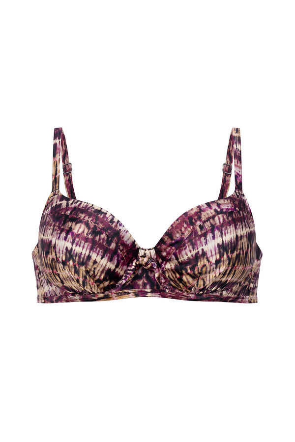 Dorina Top biqu&iacute;ni com enchimento leve Amnesia estampado