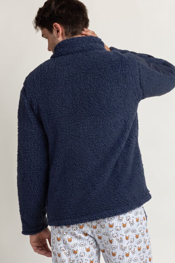 Admas Robe de homem Ski Club castanho