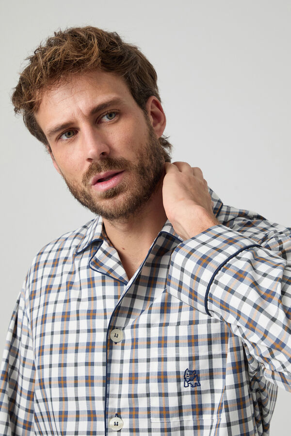 Kiff-Kiff Pijama xadrez Kiff Kiff Viyela estampado