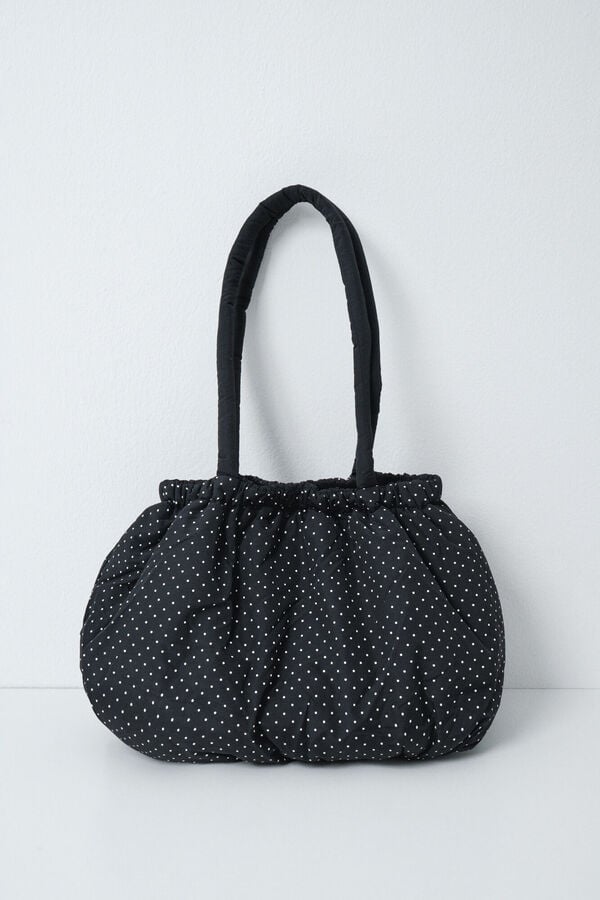 Women'secret Mala acolchoada franzida preto