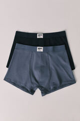 Women'secret Pack 2 boxers azul claro e escuro azul
