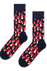 Happy Socks Meias Cogumelo Unissex azul