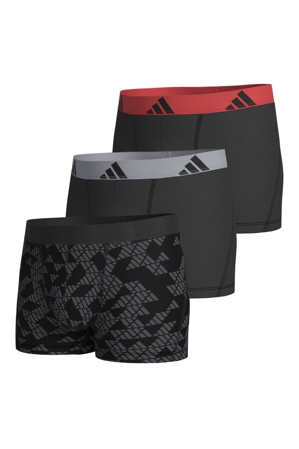 Adidas Pack 3 boxers com logo branco