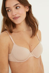 Women'secret BEAUTIFUL Microfibre padded bra nude