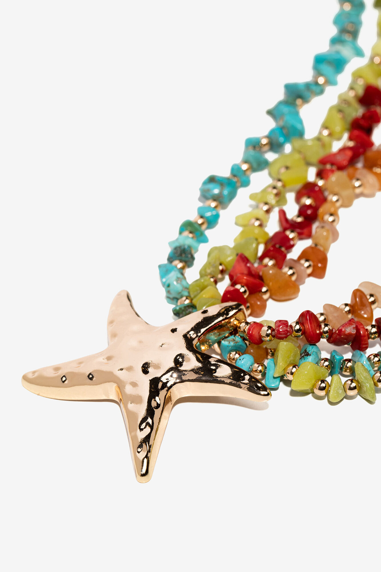 Vilanova Colar multicolor com estrela