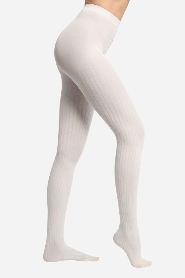 DIM Collant Fantasia DIM x In&egrave;s de la Fressagne bege