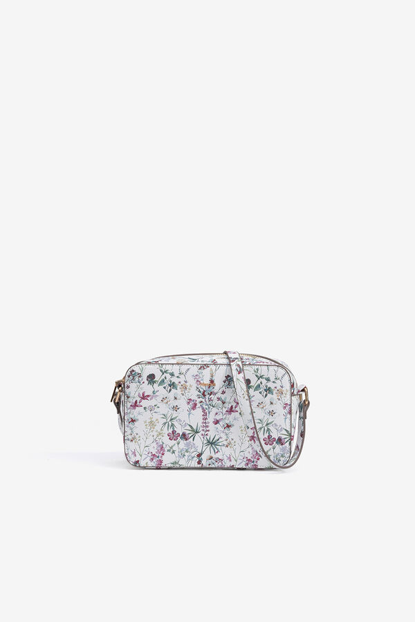 Vilanova Floral print crossbody bag white