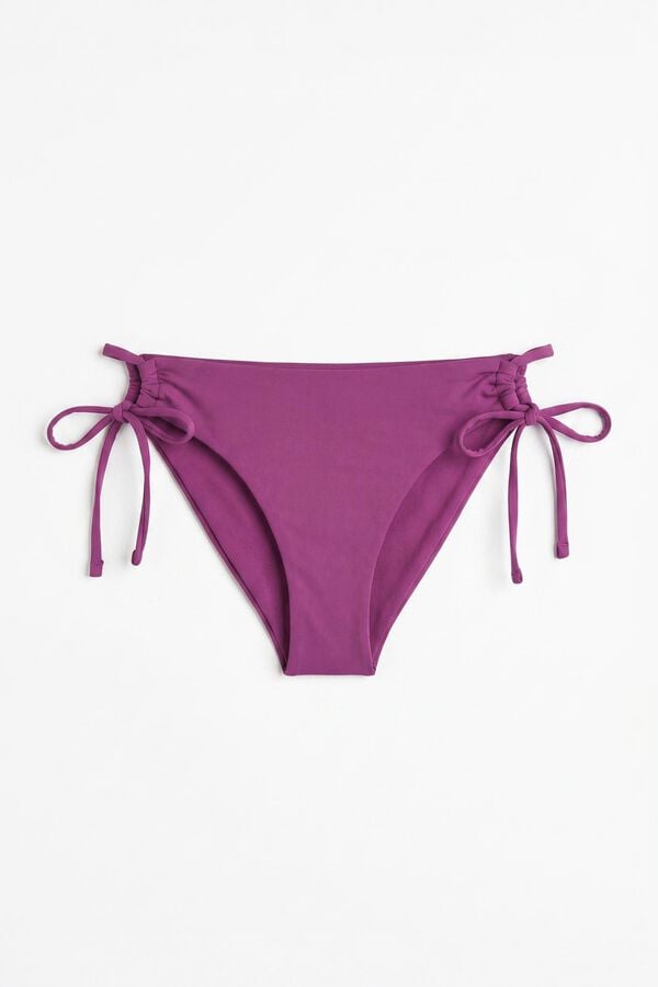 Women'secret Cueca de biqu&iacute;ni cl&aacute;ssica efeito U gren&aacute; rosa