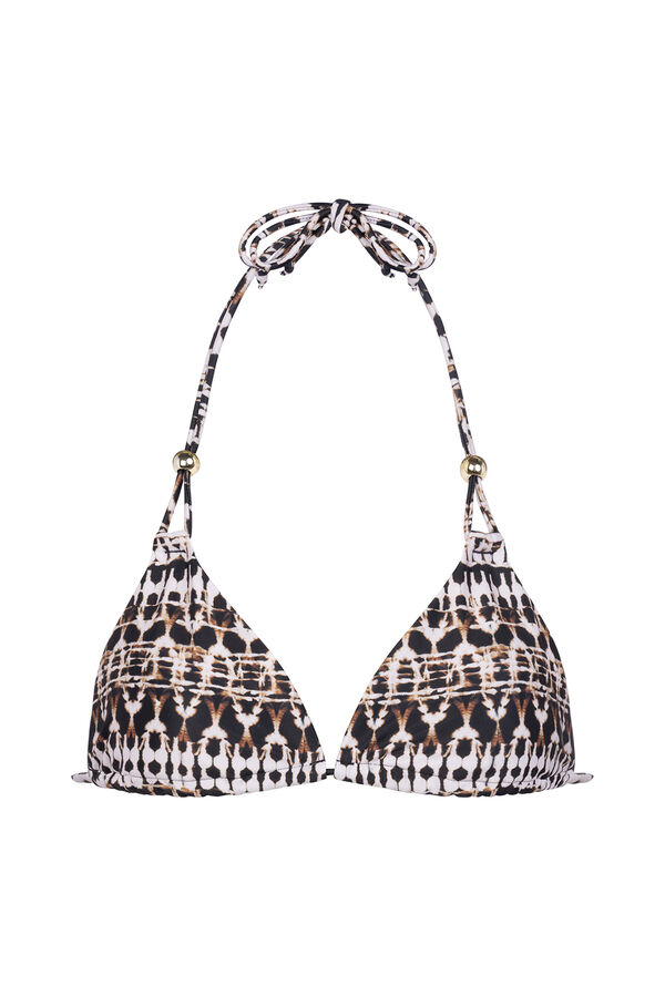 Dorina Top biqu&iacute;ni triangular com enchimento leve Togo mago cru