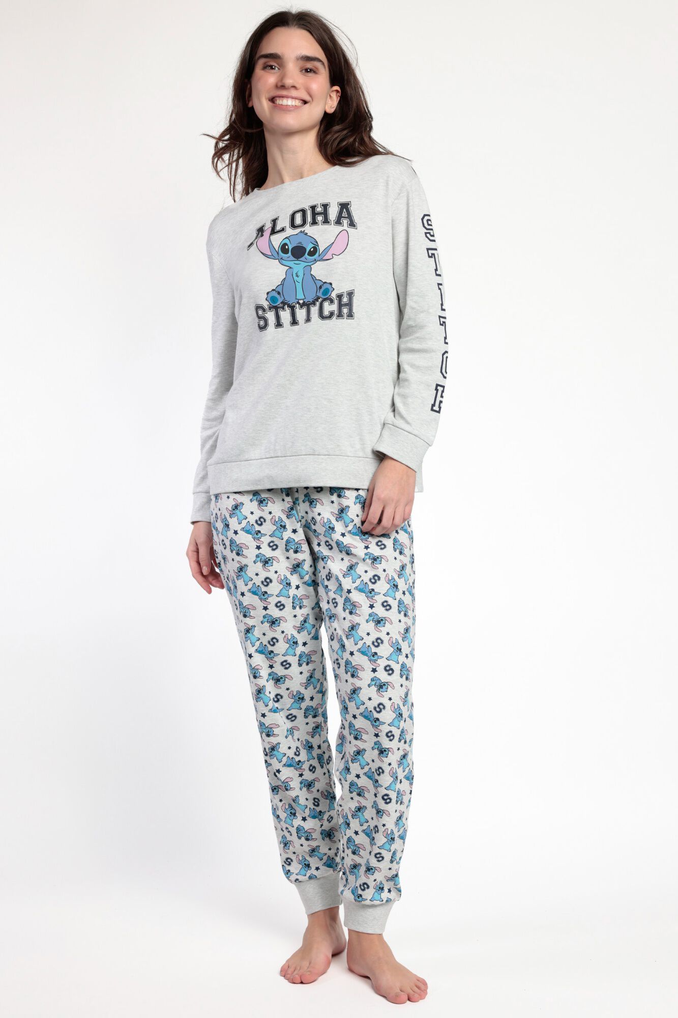 Admas Pijama de manga comprida Stitch