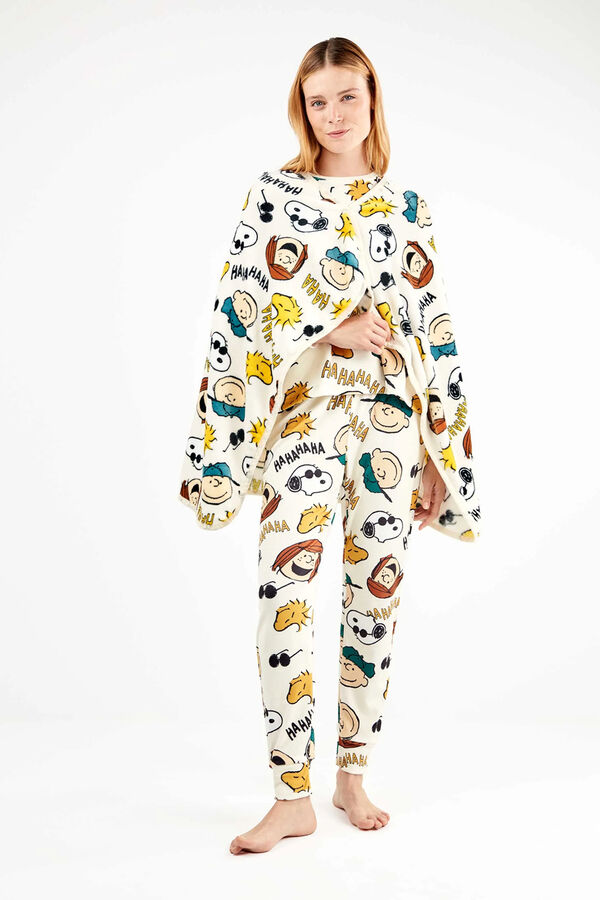 Gisela Capa manta Snoopy branco