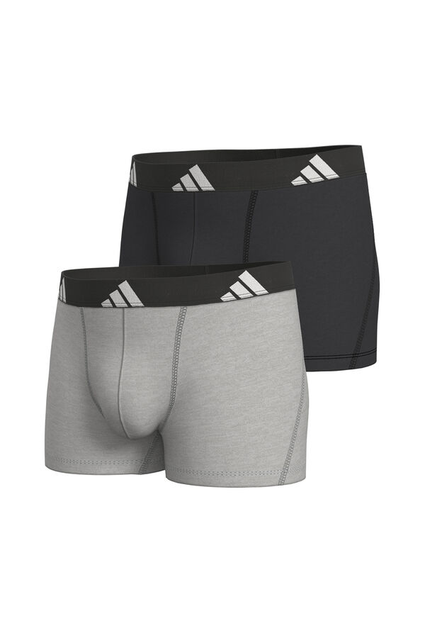 Adidas Pacote de 2 boxers de algodão Active Flex estampado