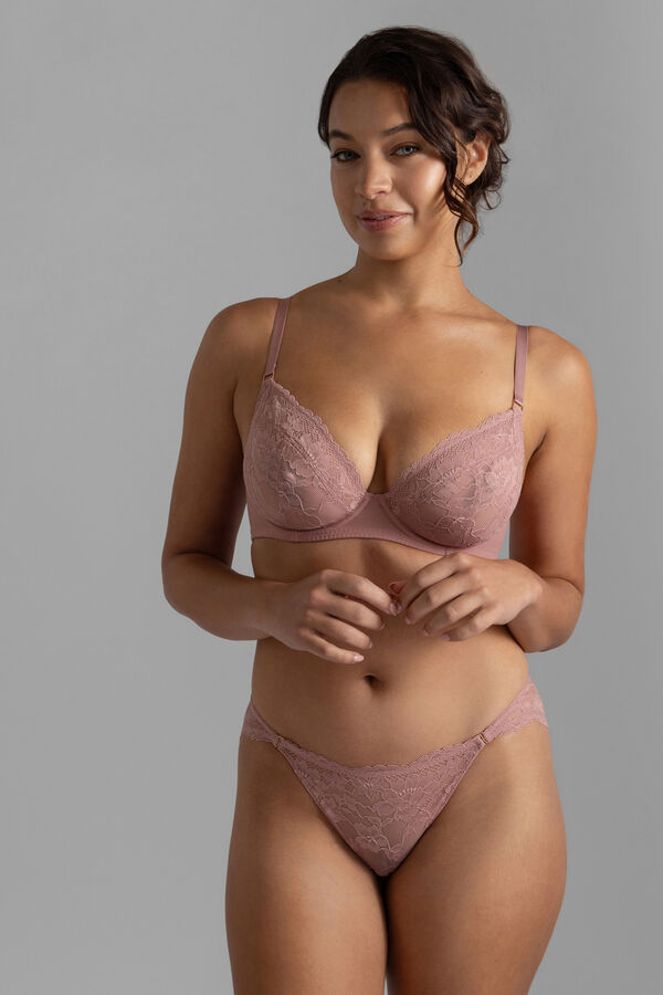 Dorina Pack 2 soutiens com aro em renda rosa