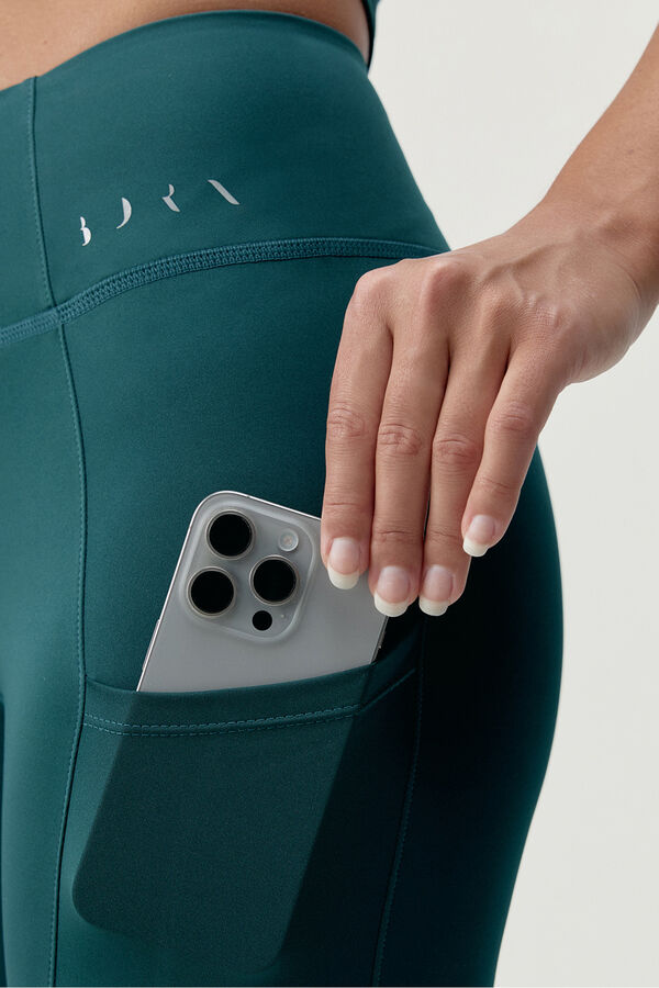 Born Living Yoga Legging Godo Azul Giz verde