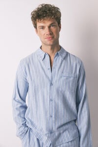 Women'secret Pijama camiseiro riscas masculinas 100% algodão