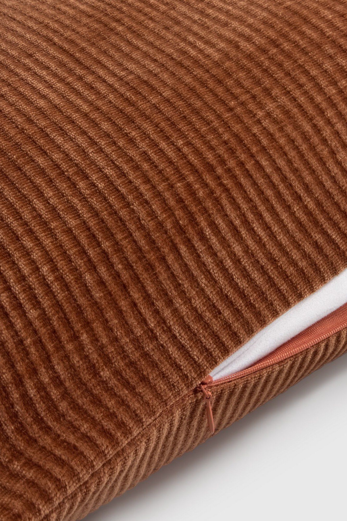 Textura Capa de almofada em veludo canelado