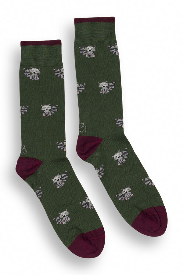 Kiff-Kiff Calcetines hombre verde verde