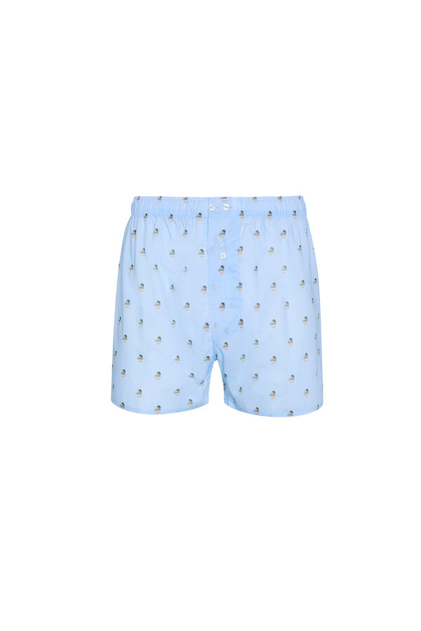 Kiff-Kiff Calcinha estampada de pato azul