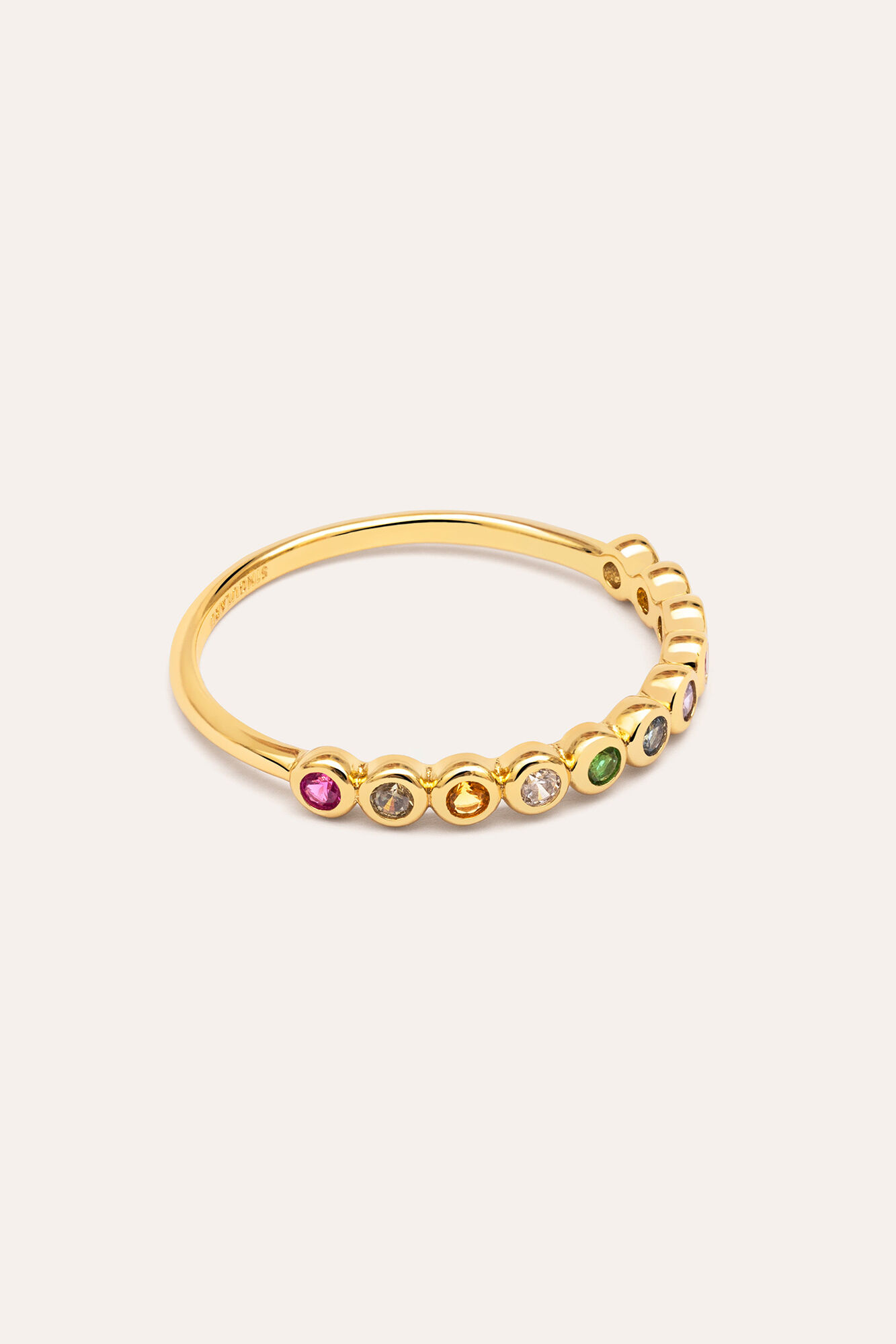 Singularu Orbit Gold Plated Ring