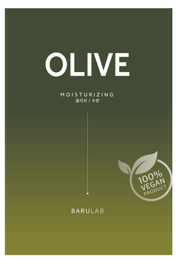 Mascarilla de tejido con extracto de oliva