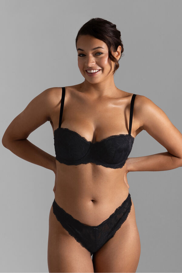 Dorina Tanga Perfect lace negro