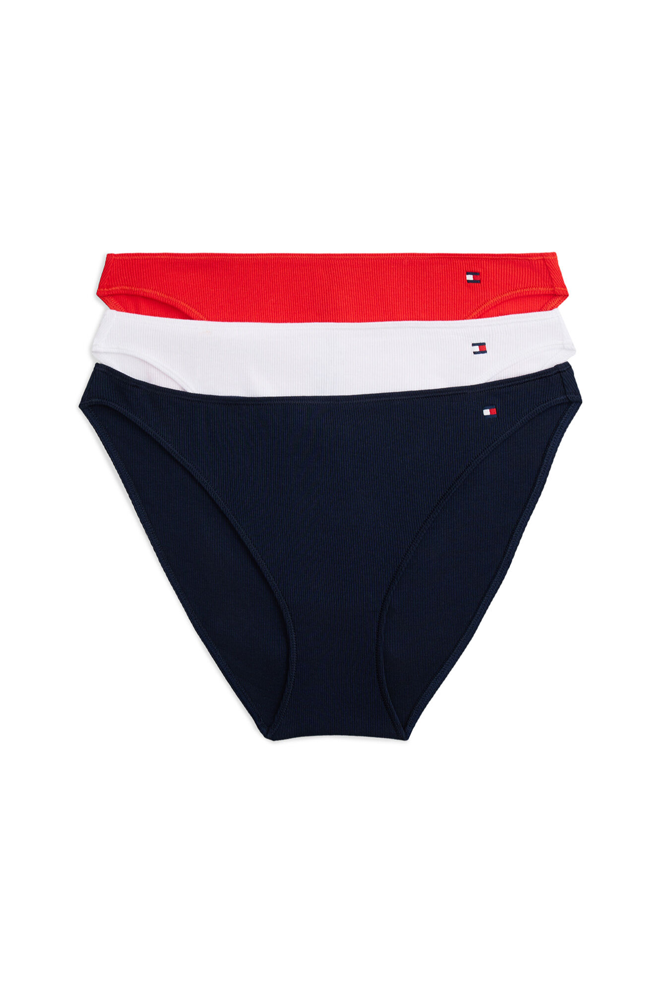 Tommy Hilfiger Pack de 3 cuecas cl&aacute;ssicas com logo lateral