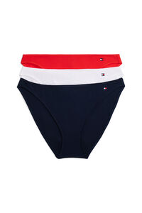 Tommy Hilfiger Pack de 3 cuecas cl&aacute;ssicas com logo lateral