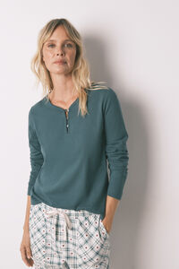 Women'secret T-shirt verde 100% algod&atilde;o                                                                                                                                                                          